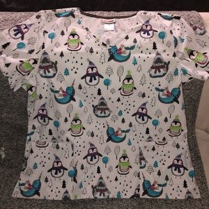 Scrubstar Scrub top in XL